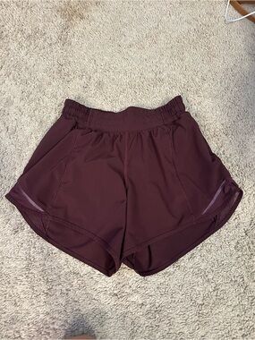 lululemon athletica Deep Wine Athletic Shorts